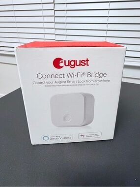 🛑 August Home Connect Wi‑Fi Bridge, Remote Access - Alexa, Google Assist - NEW